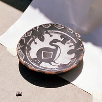 Painted Ceramic Plate